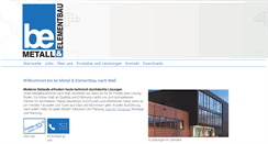 Desktop Screenshot of be-metall.de