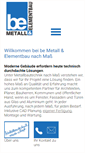 Mobile Screenshot of be-metall.de